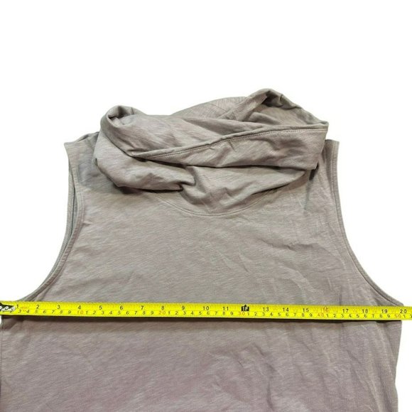 Soft Surroundings Lavender Purple Mock Neck Tank Shirt Womens L - Picture 3 of 5
